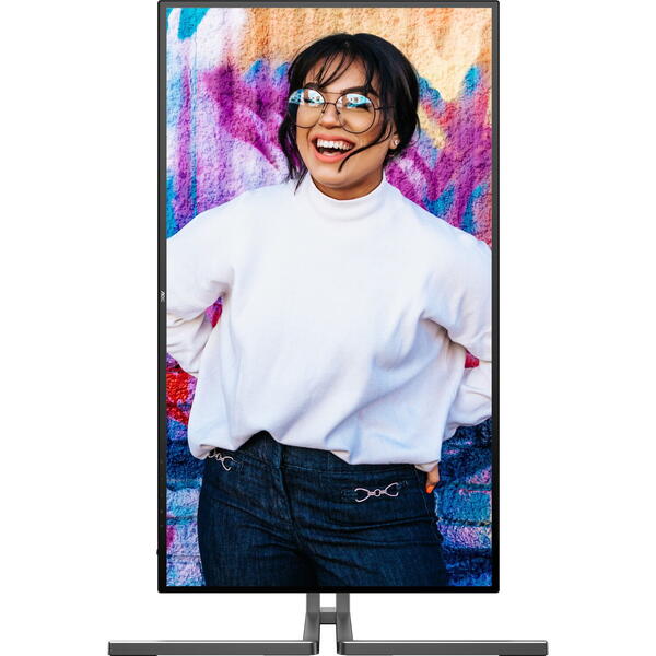 Monitor LED AOC U27U3CV 27 inch UHD IPS 4 ms 60 Hz USB-C HDR Negru