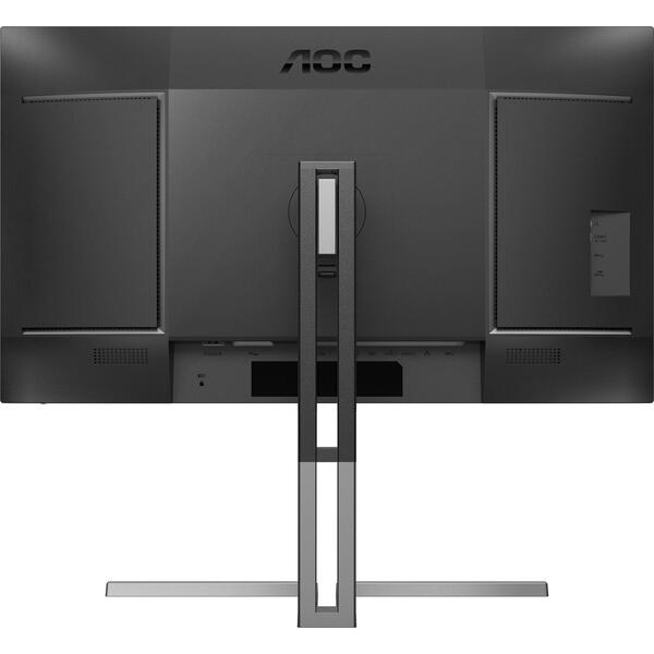Monitor LED AOC U27U3CV 27 inch UHD IPS 4 ms 60 Hz USB-C HDR Negru