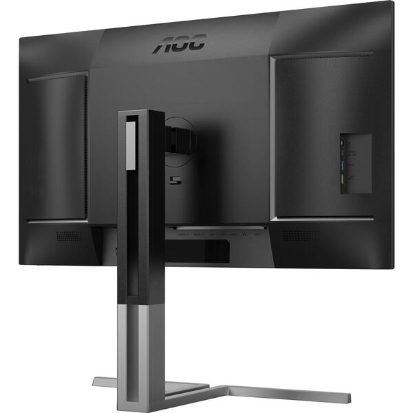 Monitor LED AOC U27U3CV 27 inch UHD IPS 4 ms 60 Hz USB-C HDR Negru
