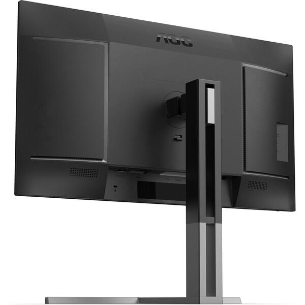 Monitor LED AOC U27U3CV 27 inch UHD IPS 4 ms 60 Hz USB-C HDR Negru