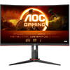 Monitor Gaming AOC C27G2Z3/BK 27 inch FHD VA 1 ms 280 Hz HDR Curbat Negru/Rosu