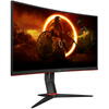 Monitor Gaming AOC C27G2Z3/BK 27 inch FHD VA 1 ms 280 Hz HDR Curbat Negru/Rosu