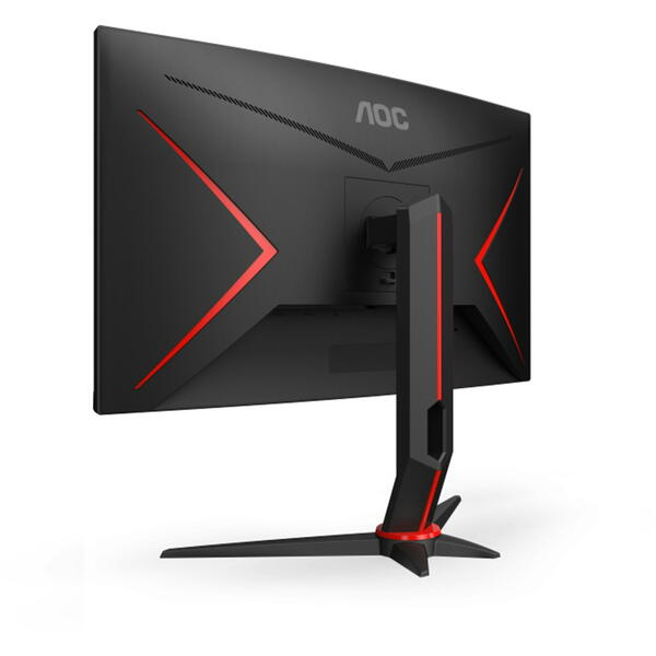 Monitor Gaming AOC C27G2Z3/BK 27 inch FHD VA 1 ms 280 Hz HDR Curbat Negru/Rosu
