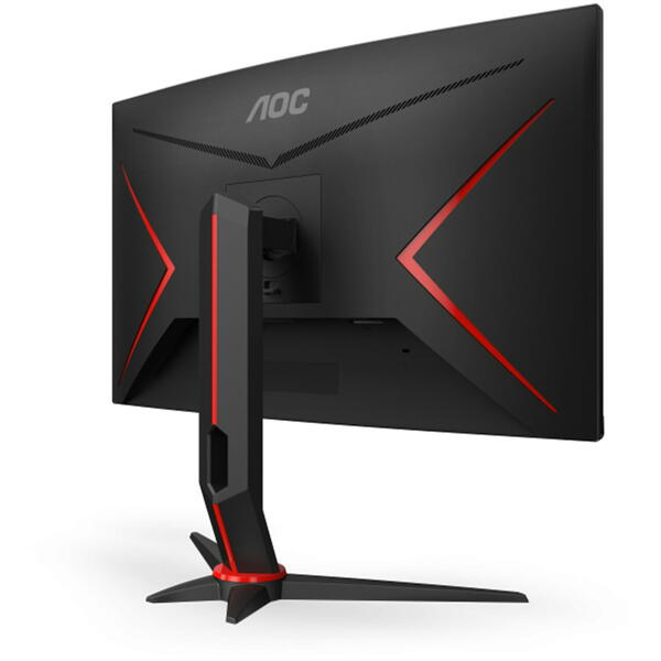 Monitor Gaming AOC C27G2Z3/BK 27 inch FHD VA 1 ms 280 Hz HDR Curbat Negru/Rosu