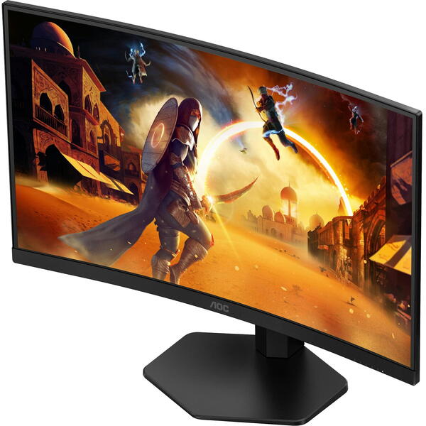 Monitor Gaming AOC C27G4ZXE 27 inch FHD VA 0.3 ms 280 Hz HDR Curbat Negru