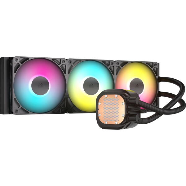 Cooler Corsair NAUTILUS 360 RS ARGB, LCD 360mm, Negru