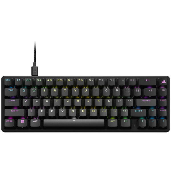 Tastatura gaming Corsair K65 PRO MINI RGB, Mechanical OPX Switch