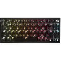 K65 Plus Wireless, Backlit RGB LED, switch Corsair MLX Fusion, Negru