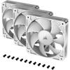 Ventilator PC Corsair RS120 120mm PWM, Triple Pack, Alb