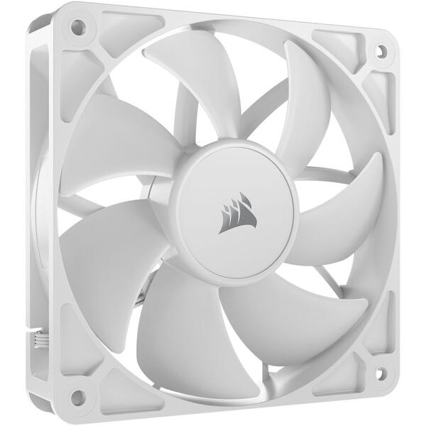 Ventilator PC Corsair RS120 120mm PWM, Triple Pack, Alb