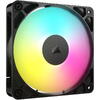Ventilator PC Corsair RS120 ARGB 120mm PWM, Triple Pack, Negru