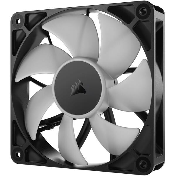 Ventilator PC Corsair RS120 ARGB 120mm PWM, Triple Pack, Negru