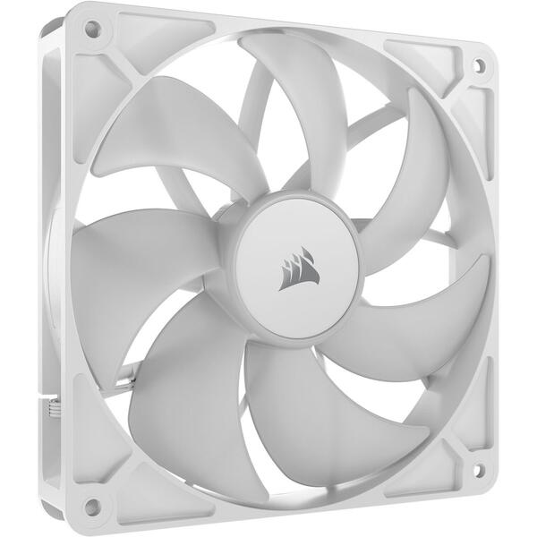 Ventilator PC Corsair RS140 ARGB 140mm PWM, Alb