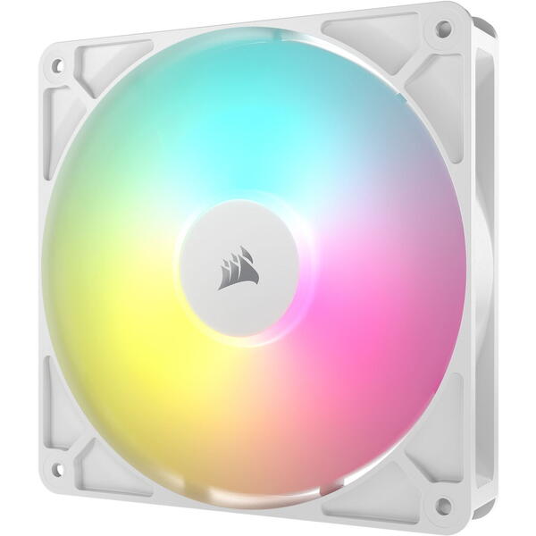 Ventilator PC Corsair RS140 ARGB 140mm PWM, Alb
