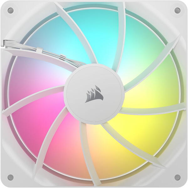 Ventilator PC Corsair RS140 ARGB 140mm PWM, Alb
