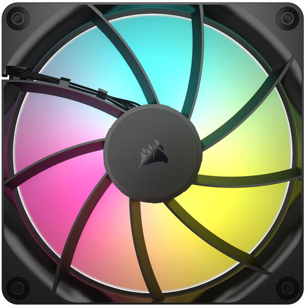 Ventilator PC Corsair RS140 ARGB 140mm PWM, Negru