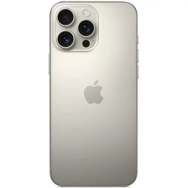 Smartphone Apple iPhone 16 Pro, 6.3 inch, 128GB, 8GB RAM, 5G, Natural Titanium