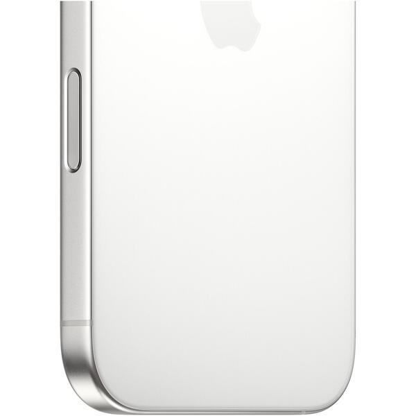 Smartphone Apple iPhone 16 Pro, 6.3 inch, 1TB, 8GB RAM, 5G, White Titanium