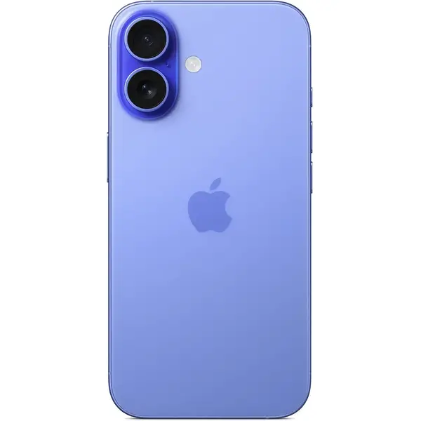Smartphone Apple iPhone 16, 6.1 inch, 128GB, 8GB RAM, 5G, Ultramarine