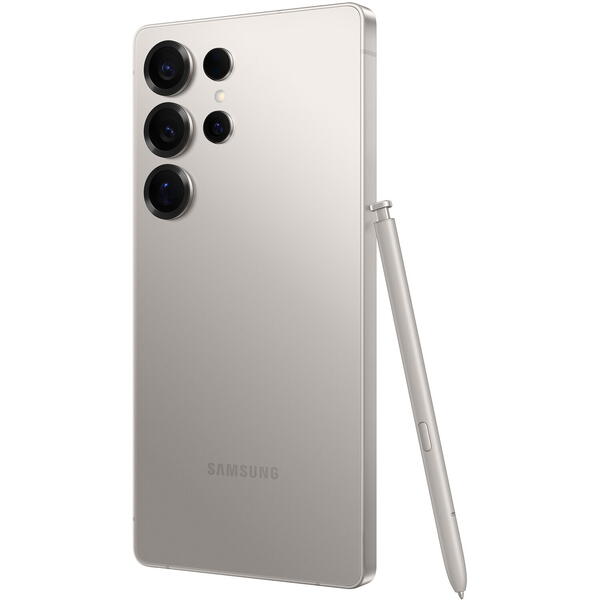 Smartphone Samsung Galaxy S25 Ultra, 6.9 inch, 1TB, 12GB RAM, Dual SIM, 5G, 5-Camere, Titanium Gray