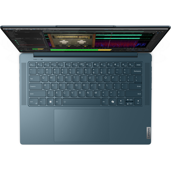 Laptop Lenovo Yoga Pro 7 14IMH9, 14.5 inch 3K IPS 120Hz Touch, Intel Core Ultra 9 185H, 32GB LPDDR5X, 1TB SSD, Intel Arc, Tidal Teal, 3Yr Onsite Premium Care