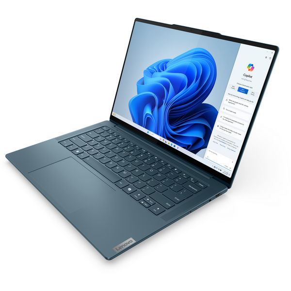 Laptop Lenovo Yoga Pro 7 14IMH9, 14.5 inch 3K IPS 120Hz Touch, Intel Core Ultra 9 185H, 32GB LPDDR5X, 1TB SSD, Intel Arc, Tidal Teal, 3Yr Onsite Premium Care