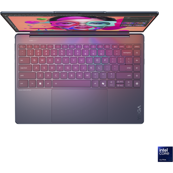 Laptop Lenovo Yoga 9 2-in-1 14ILL10, 14 inch 2.8K OLED 120Hz Touch, Intel Core Ultra 7 258V, 32GB LPDDR5X, 1TB SSD, Intel Arc 140V, Win 11 Home, Cosmic Blue, 3Yr Onsite Premium Care