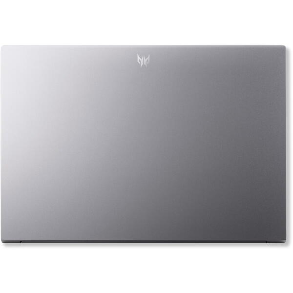 Laptop Gaming Acer Predator Triton Neo 16 PTN16-51, 16 inch WUXGA IPS 165Hz, Intel Core Ultra 7 155H, 16GB LPDDR5X, 1TB SSD, GeForce RTX 4050 6GB, Sparkly Silver