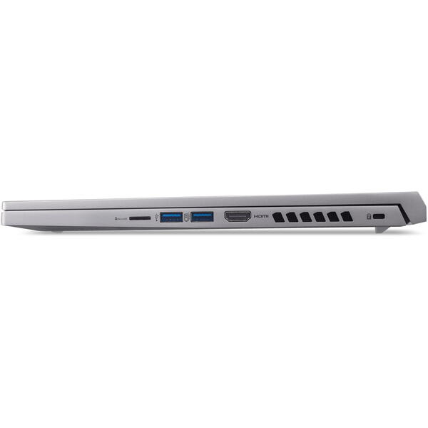 Laptop Gaming Acer Predator Triton Neo 16 PTN16-51, 16 inch WUXGA IPS 165Hz, Intel Core Ultra 7 155H, 16GB LPDDR5X, 1TB SSD, GeForce RTX 4050 6GB, Sparkly Silver
