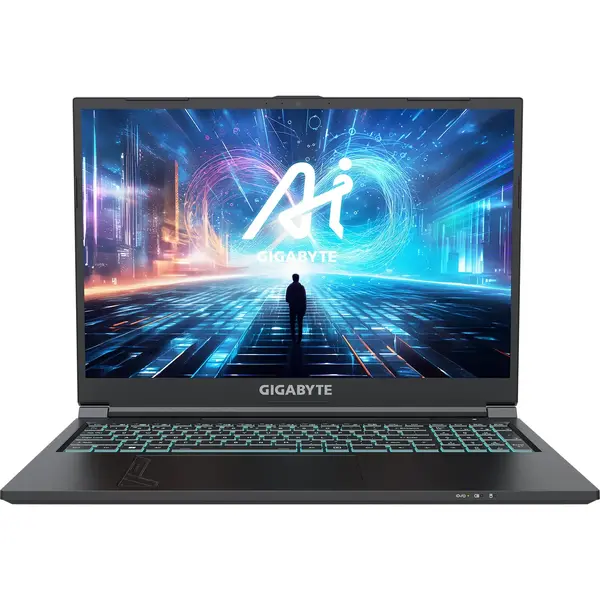 Laptop Gaming Gigabyte G6 KF, 16 inch FHD+ 165Hz, Intel Core i7-13620H, 16GB DDR5, 512GB SSD, GeForce RTX 4050 8GB, Iron Gray