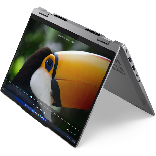Laptop Lenovo ThinkBook 14 2-in-1 G4 IML, 14 inch WUXGA IPS Touch, Intel Core Ultra 7 155U, 16GB DDR5, 512GB SSD, Intel Graphics, Win 11 Pro, Luna Grey