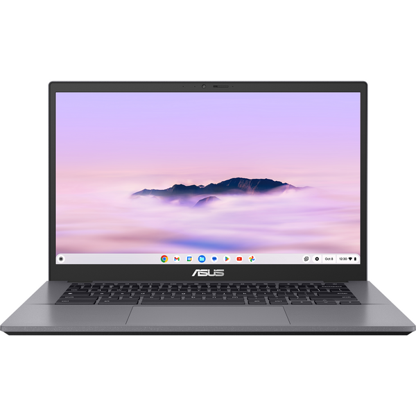 Laptop Asus Chromebook Plus CX34 (CX3402CBA), 14 inch FHD, Intel Core i3-1215U with IPU, 8GB LPDDR5, 128GB UFS, Intel UHD, Chrome OS, Rocky Grey