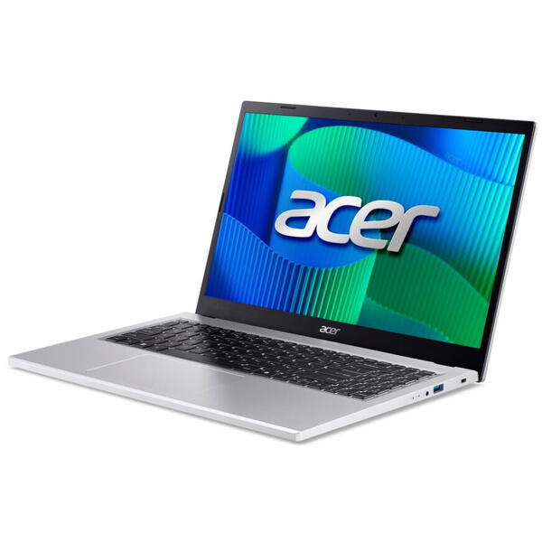 Laptop Acer Extensa 15 EX215-57, 15.6 inch FHD IPS, Intel Core i5-13420H, 16GB DDR5, 512GB SSD, Intel UHD Graphics, Pure Silver