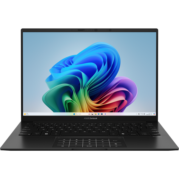 Laptop Asus Zenbook 14 OLED UM3406KA, 14 inch 3K 120Hz, AMD Ryzen Al 7 350, 32GB LPDDR5X, 1TB SSD, AMD Radeon 860M, Win 11 Pro, Jade Black
