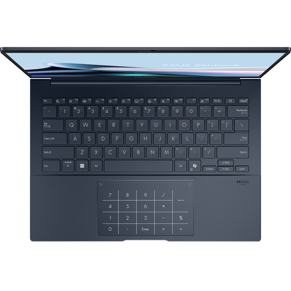 Laptop Asus Zenbook 14 OLED UX3405CA, 14 inch WUXGA Touch, Intel Core Ultra 9 285H, 32GB LPDDR5X, 1TB SSD, Intel Arc 140T, Win 11 Pro, Ponder Blue