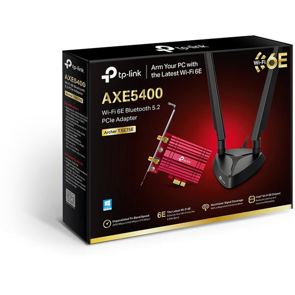 Placa de retea Wireless TP-LINK AXE5400 Tri-Band WiFi 6E