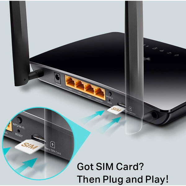 Router Wireless TP-LINK Archer MR402 Dual-Band 4G LTE