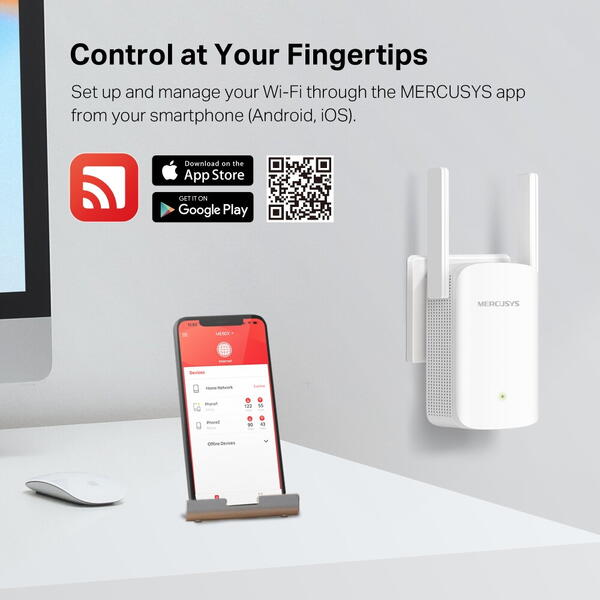 Access Point MERCUSYS AX1500 Wi-Fi Range Extende ME60X