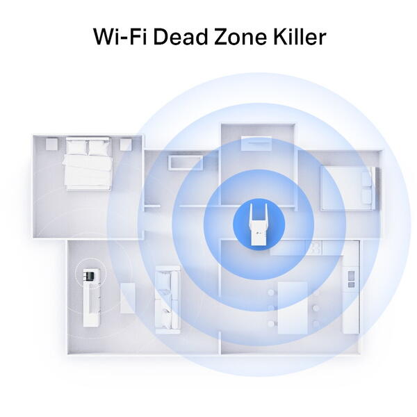 Access Point TP-LINK RE705X Dual-Band WiFi 6 Gigabit