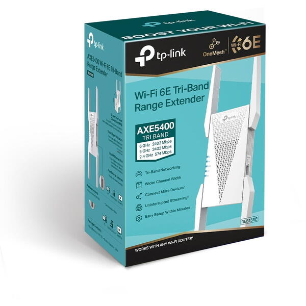 Access Point TP-LINK AXE5400 Tri-Band WiFi 6E Gigabit