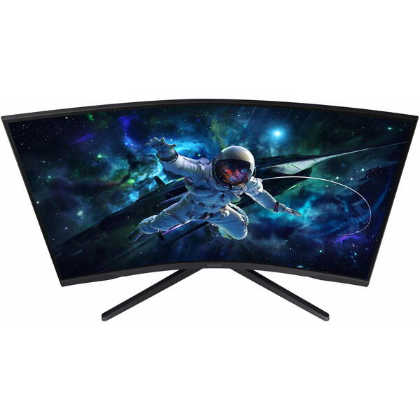 Monitor Gaming Samsung Odyssey G5 G55C LS32CG552EUXEN 32 inch QHD VA 1 ms 165 Hz HDR Curbat Negru