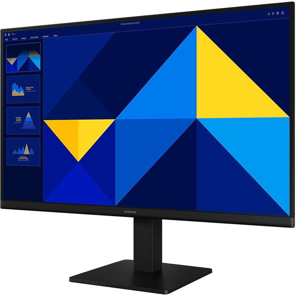 Monitor LED Samsung Essential S3 S30GD LS24D304GAUXEN 23.8 inch FHD IPS 5 ms 100 Hz, Negru