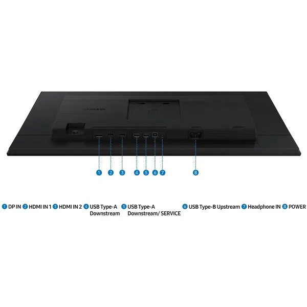 Monitor LED Samsung Essential S4 S40GD LS27D406GAUXEN 27 inch FHD IPS 5 ms 100 Hz Negru