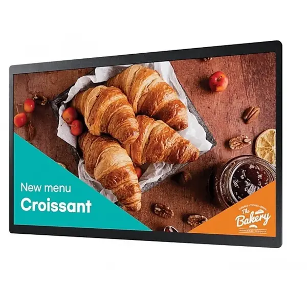 Monitor LED Samsung QB24C-T, LH24QBCTBGCXEN Touchscreen 23.8 inch FHD ADS 14 ms 60 Hz Smart Negru