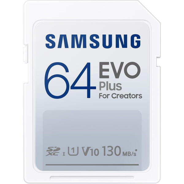 Card Memorie Samsung EVO Plus SDXC 64GB UHS-I Class 10