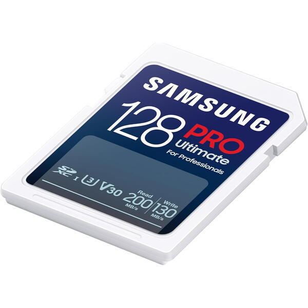 Card Memorie Samsung SDXC PRO Ultimate 128GB, Class 10, UHS-I U3, V30