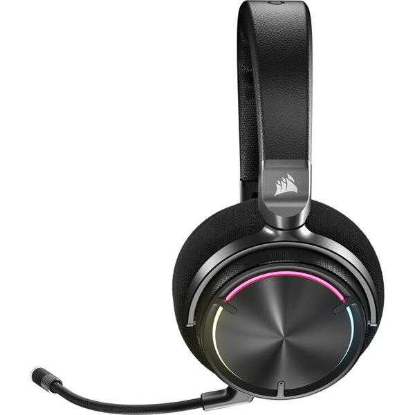 Casti gaming Corsair Virtuoso Max Wireless Carbon, pentru XBOX, Negru