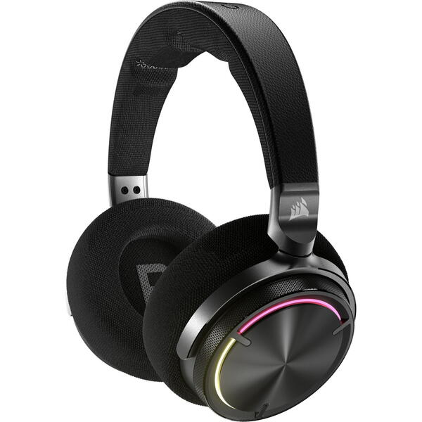 Casti gaming Corsair Virtuoso Max Wireless Carbon, pentru XBOX, Negru