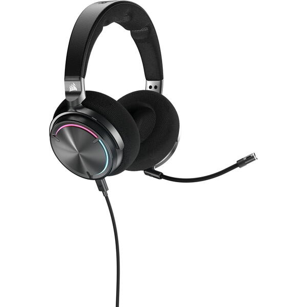 Casti gaming Corsair Virtuoso Max Wireless Carbon, pentru XBOX, Negru