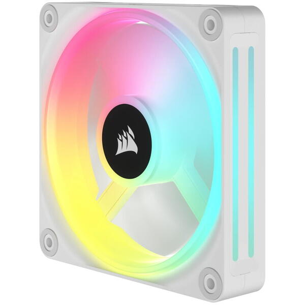 Ventilator PC Corsair iCUE Link QX120 RGB 120mm PWM, Alb